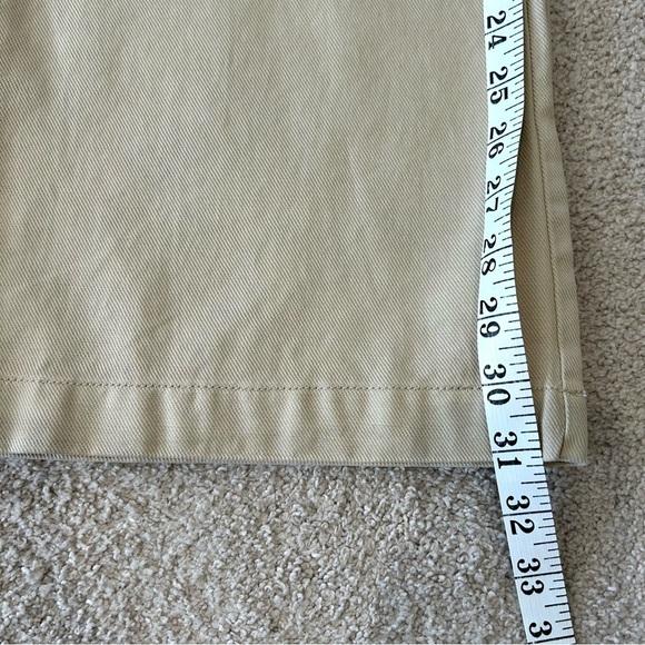 NWT Arizona Women Junior Wide Leg Khaki Tan Pants Sz 0 Classic Pocket Uniform - Picture 11 of 12